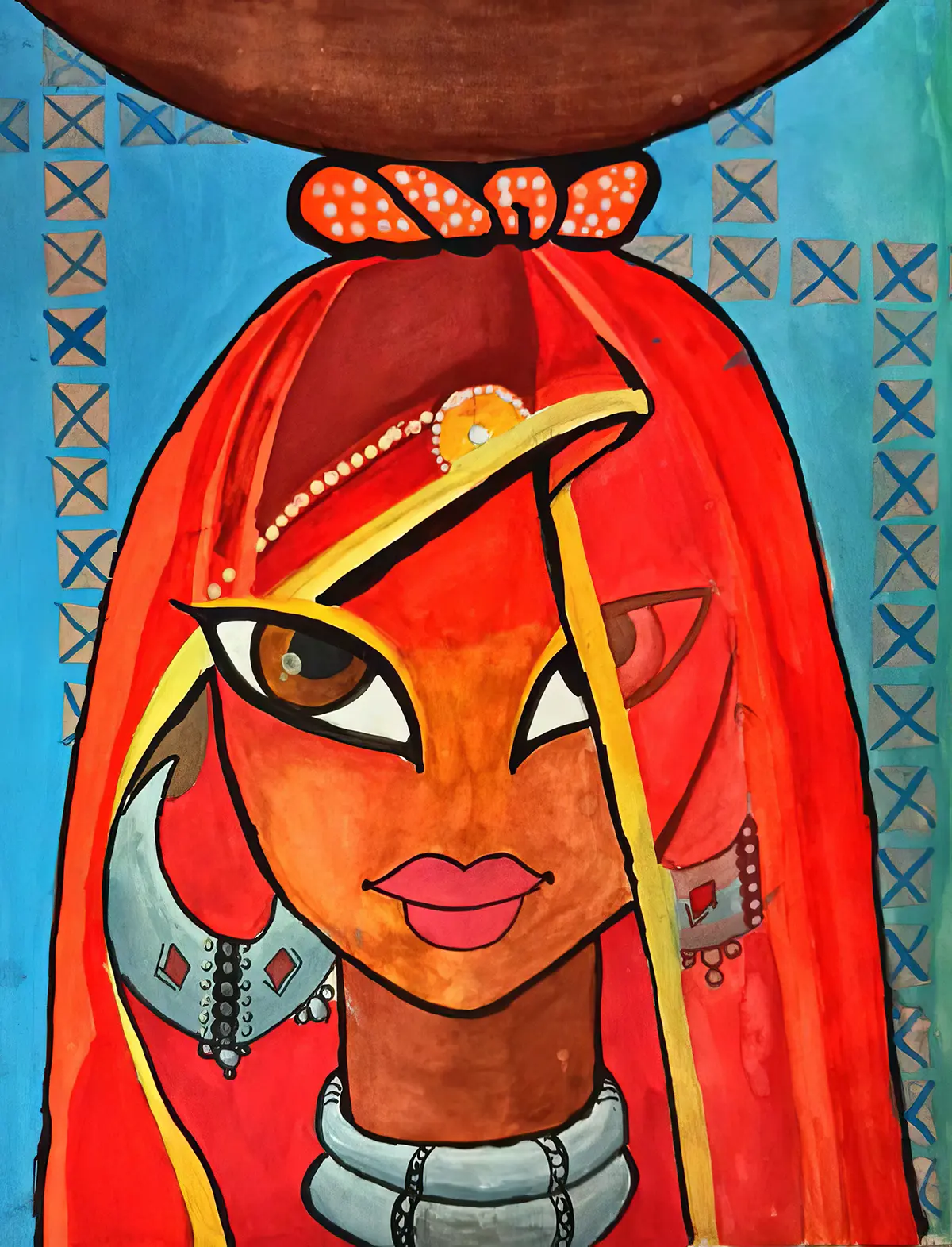 Portrait of a rural woman