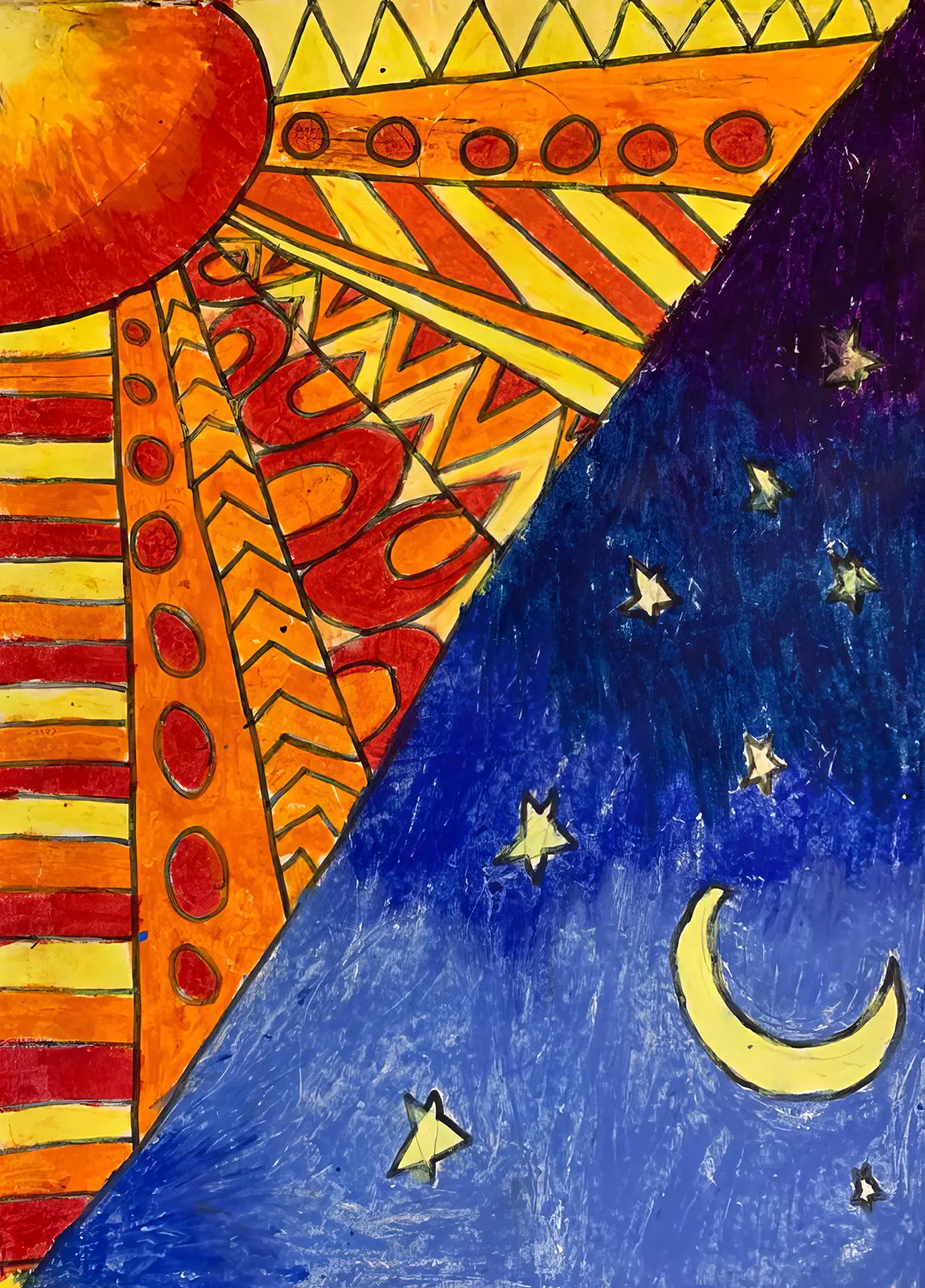 Creative star pattern design